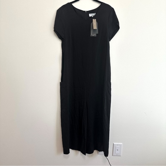 Universal Standard for J.Crew Cupro wide-leg jumpsuit size small J8445 - Picture 6 of 16